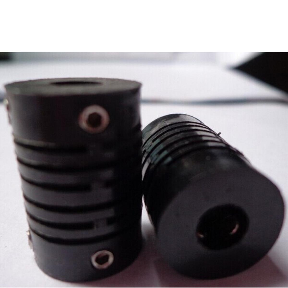 源头厂家全控工程塑料顶丝定位内径6MM 编码器配套联轴器柔韧包邮