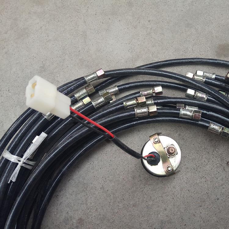 直感机油压力表0-1.0MPA 安装孔径55mm 螺纹10*1.0mm 机油管