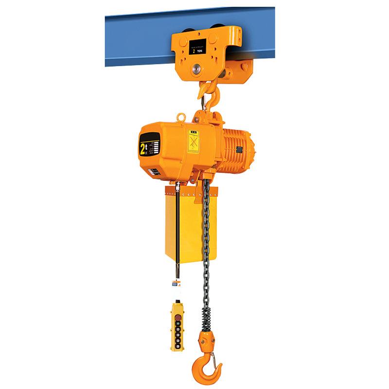 HHBB鬼头环链电动葫芦单链条电葫芦固定挂钩提升机运行式起重葫芦