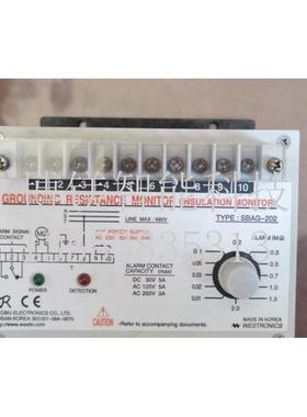 2-1-3 原装WESTRONICS 绝缘监测 SBAG-202议价