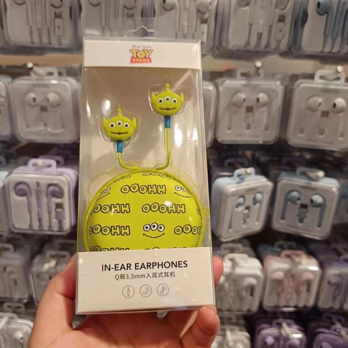 名创优品miniso玩具总动员入耳式耳耳机爆款网红三眼仔巴斯光年