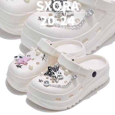 洞洞鞋ins学生女外穿夏20