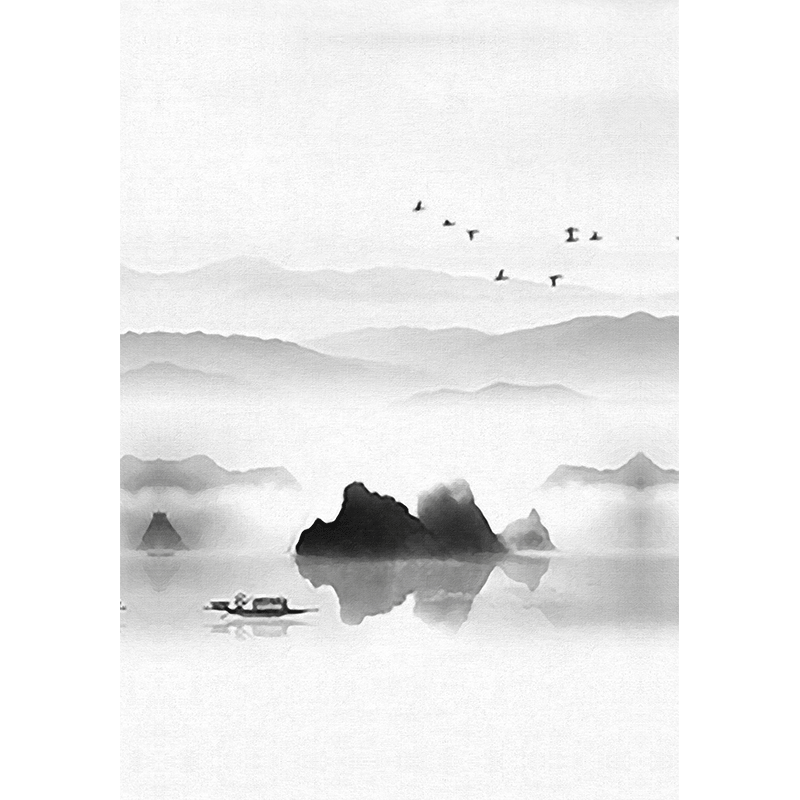 diy数字三联手绘填充油彩画