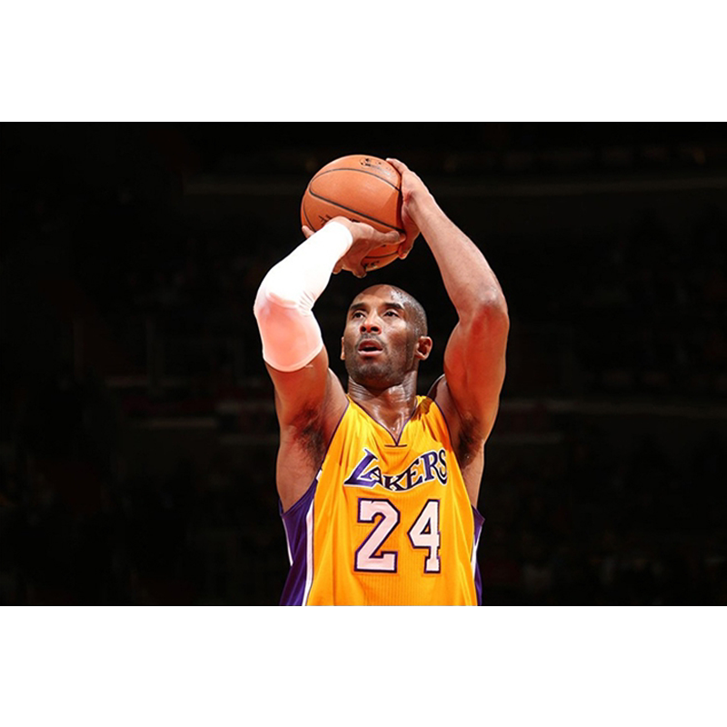 科比油画diy数字nba湖人球星手工
