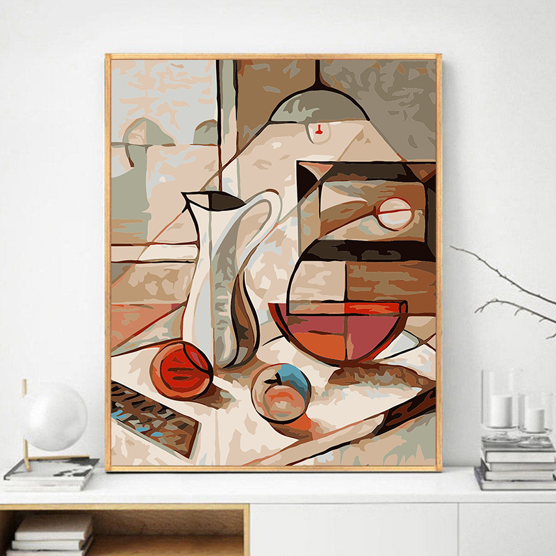毕加索世界名画diy丙烯数字油画