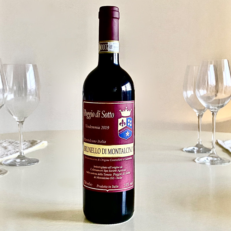 Poggio di Sotto索托丘布鲁奈罗Brunello干红葡萄酒 神之水滴同款