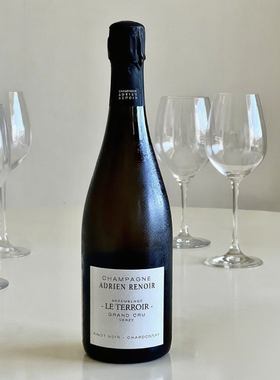 黄桃蜂蜜烤面包 Adrien Renoir 风土香槟葡萄酒 法国特级村Verzy