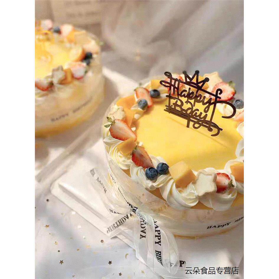 新鲜千层榴莲芒果草莓生日蛋糕昆明重庆成都北京广州全国同城配送