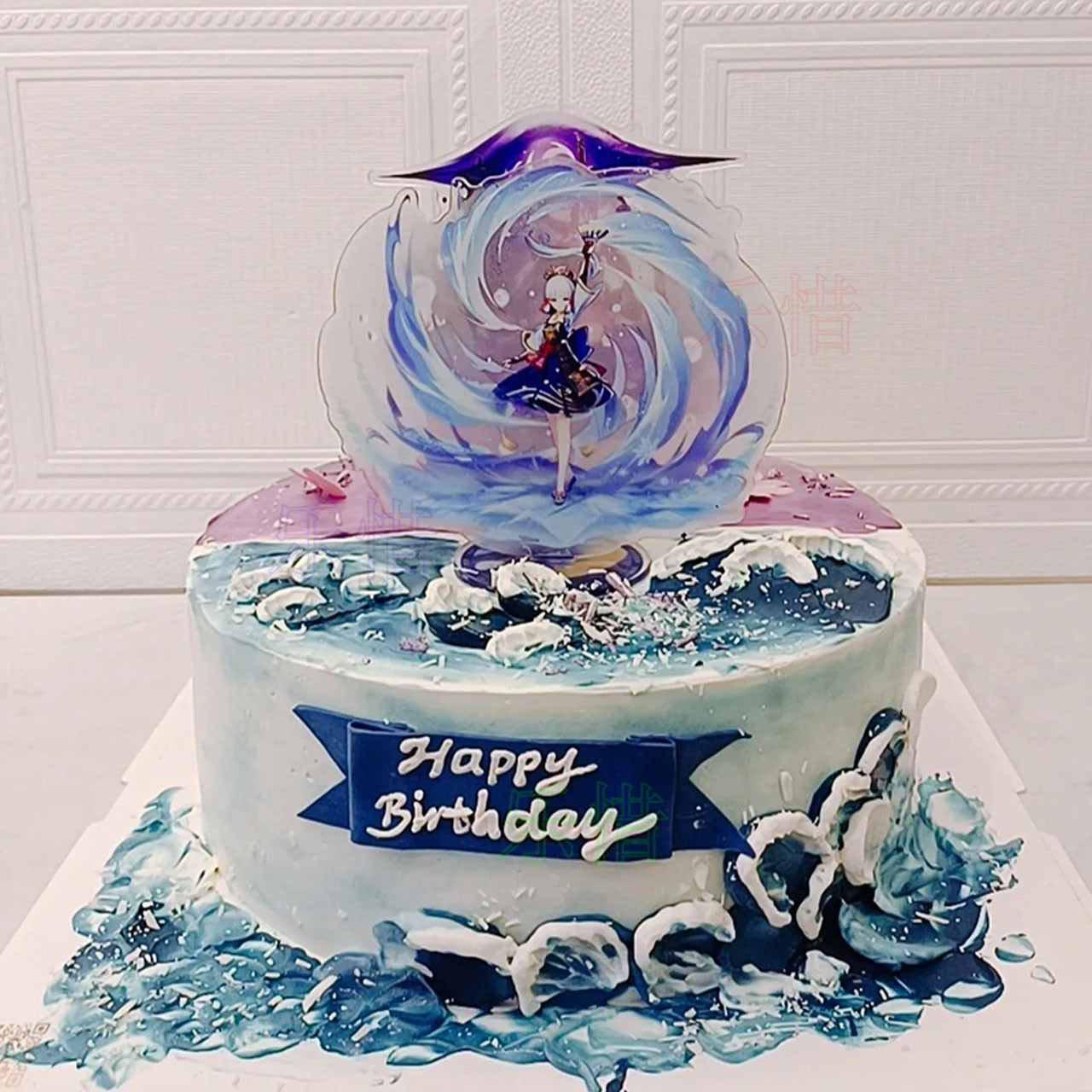 新款原神生日蛋糕游戏旅行者钟离儿童男女士高级定制全国同城配送