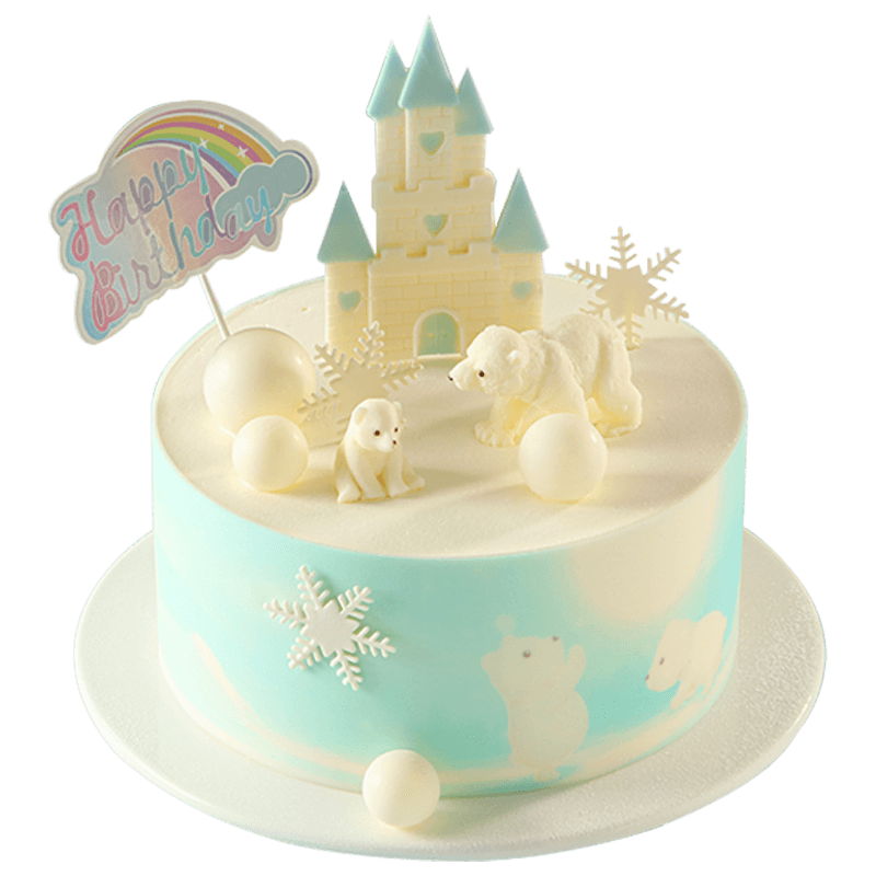 上海北京味多美 生日蛋糕 天然奶油蛋糕 北京同城配送 北极熊蛋糕