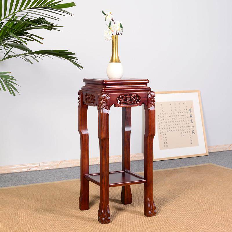 实木花架鱼缸架子底座摆台奇石桌盆景架置物架长方形沙发边几茶几,住宅家具,花架/花几,淘宝优惠券,粉丝福利购,淘宝优惠卷