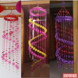 手工折风铃大卷彩带DIY材料彩色生日装饰气球扎带绑绳卷塑料丝带