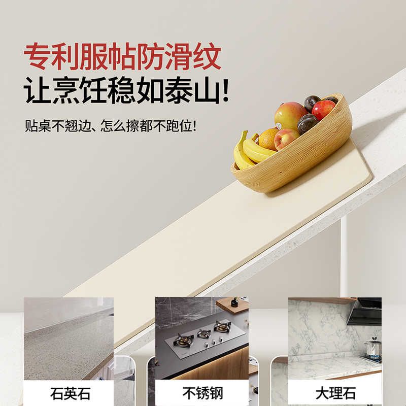 厨房台面保护垫灶台垫专用硅胶防水免洗耐高温桌面防滑垫子可裁剪图片