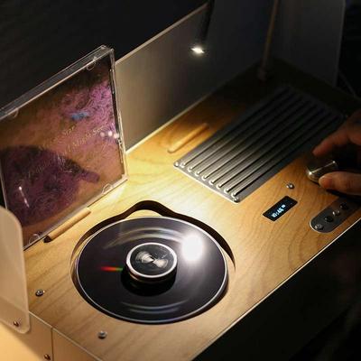 巫CD播放机 迷星 桌面CD音响 高保真高解析专辑CD机 氛围复古居家