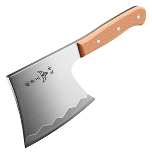 加厚砍骨头专用刀剁骨刀具厨房家用重型斩骨斧头商用坎牛骨头大刀