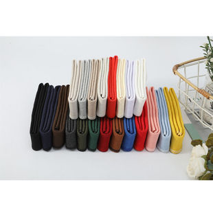 纯棉卫衣螺纹领口改领子辅料羽绒服下摆加长接边松紧弹力罗纹布料