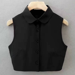 饰领秋冬季 假领衬衣领毛衣装 棉白色领子 假领子女百搭假领衬衫 韩版