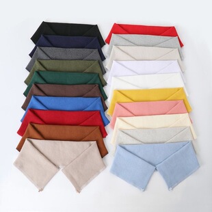 羽绒服衣领防脏神器配件领子螺纹保护套全包棉衣护领包边针织假领