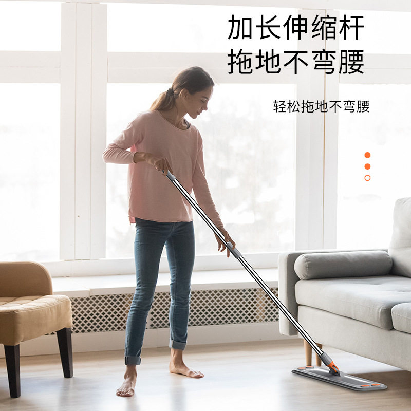 平板拖把家用粘贴式超细