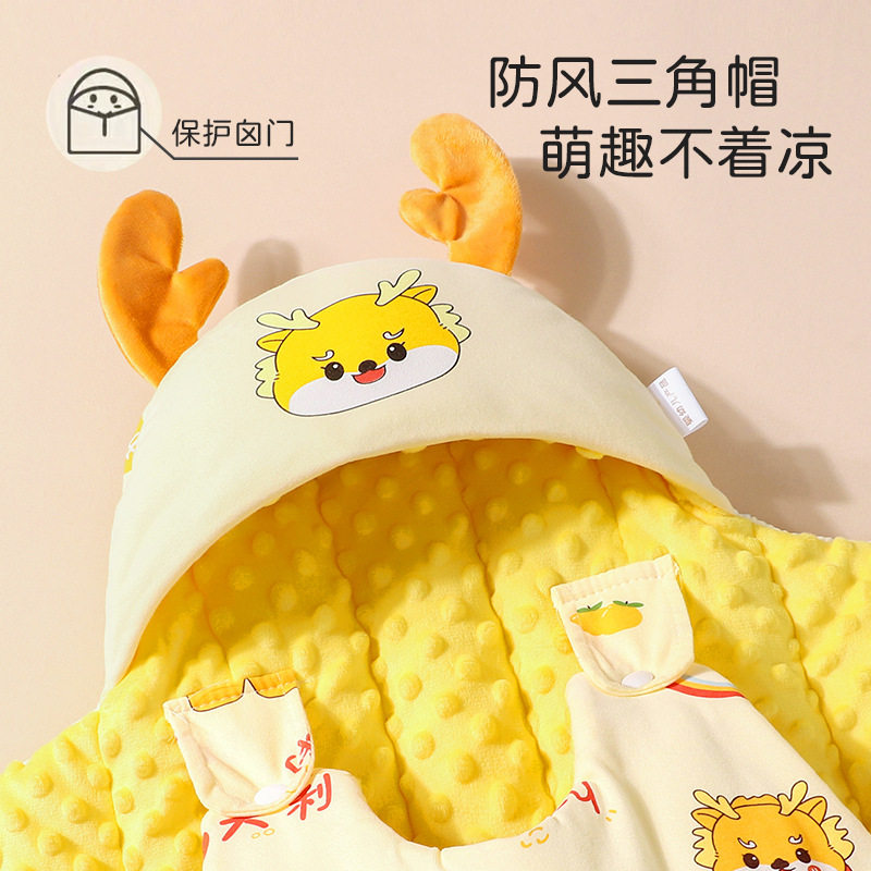蝴蝶抱被】婴儿包被棉初