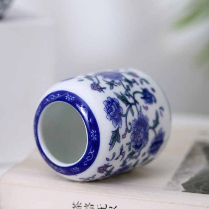 新品青花瓷新中式仿古迷