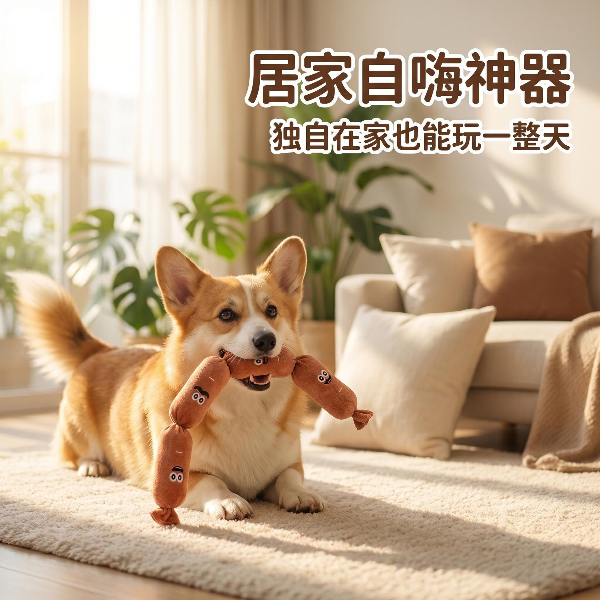 狗狗玩具按压发声毛绒四