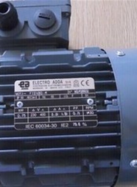 现货意大利ELEfCTRO ADDA 三相异步电机FC100LA4 2.2KW B3/B5/B14