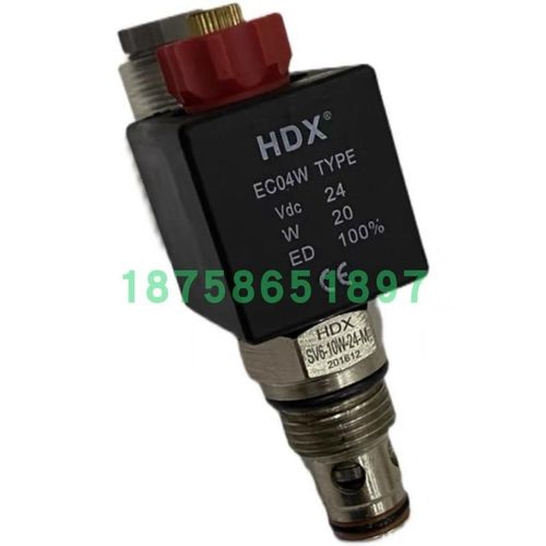 HDX海德信SV6-20M-24 C螺纹插装电磁阀手动调节电止回阀