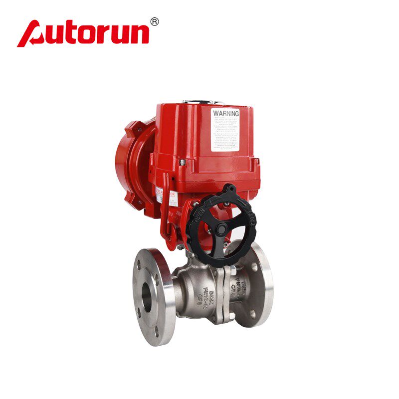 Q941法兰调节球阀 304不锈钢防I爆电动球阀 欢迎来电咨询