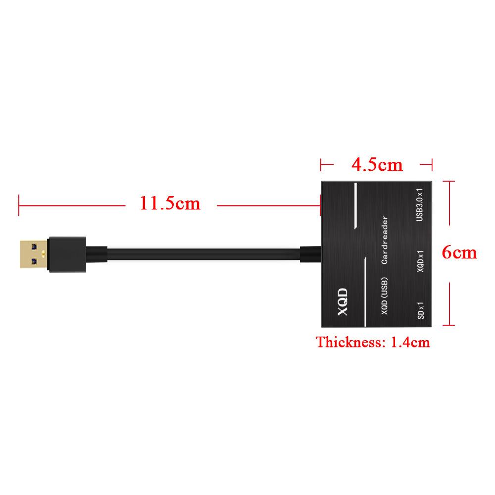 USB3.0 XQD/SD卡高速读卡器 USB3.0HUB 兼容USB3.0/2.0 新品上市