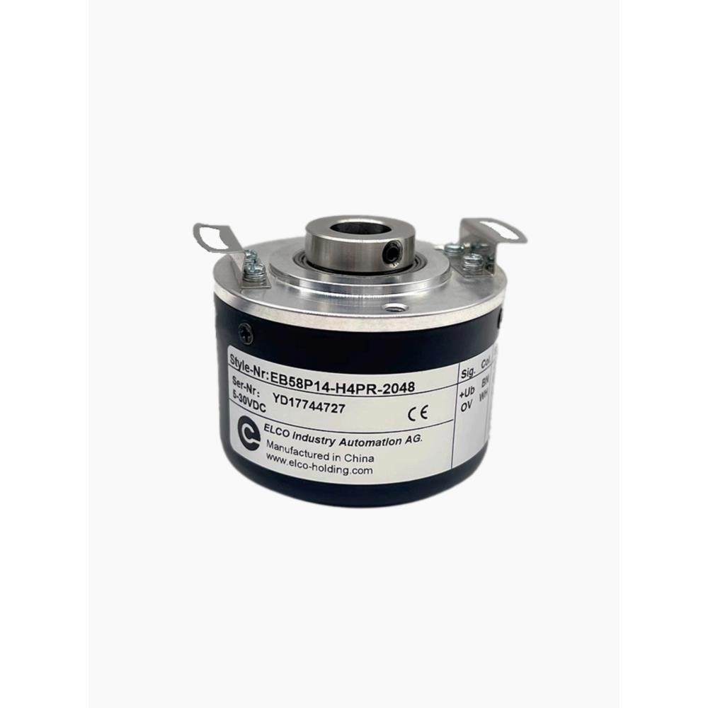 ELCO宜科编码器EB58P14-H4PR-2048 空心轴电机光电旋转编码器14mm