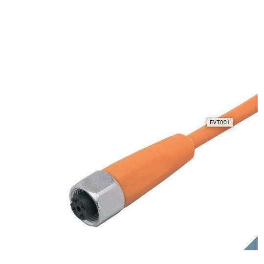 IFM易福门带插座连接电缆 EVT001 ADOGH040VAS0005E04 PVC5米4芯