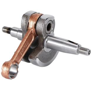 油锯曲轴单手锯曲轴43.45.52曲轴油锯配件45F 20cr材质园林工具