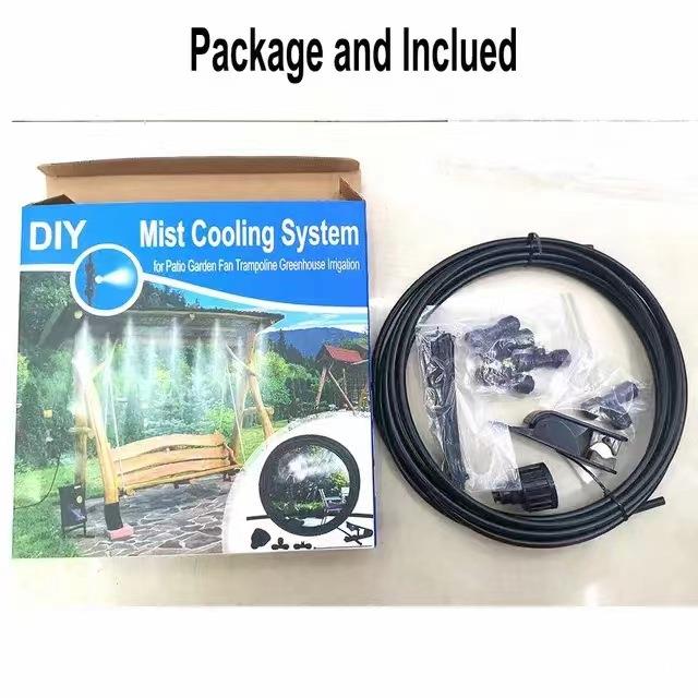 新款降温低压雾化套装喷水保湿户外喷雾冷却系统DIY喷雾器