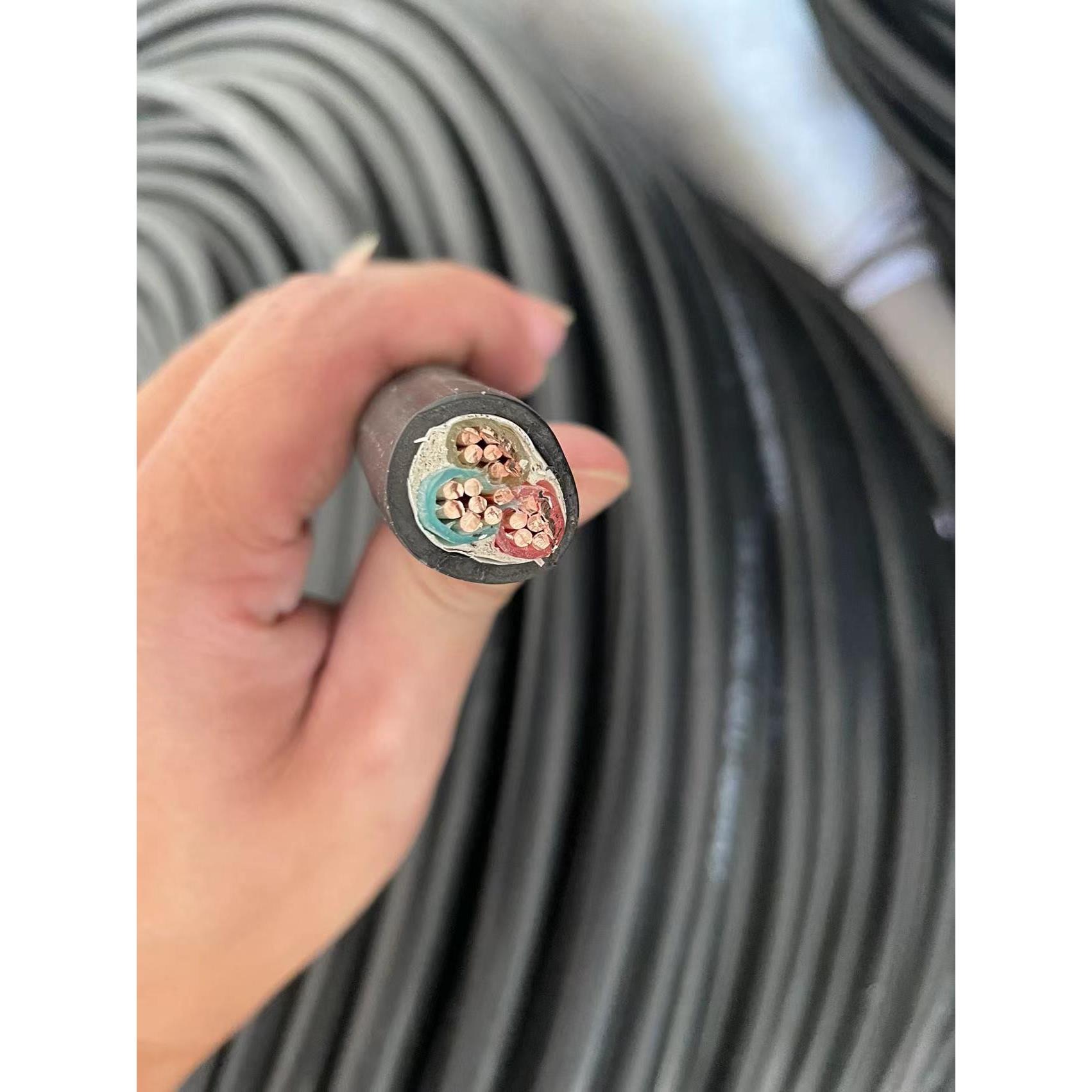 国标WDZBN-YJY3*50/3*70/3*95平方低烟无卤耐火三芯铜电缆线