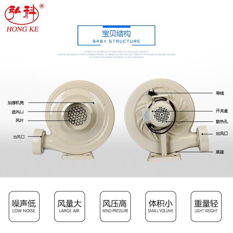 250W 1.1KW吸气除尘离心鼓风机 激光雕刻木工雕刻除尘器中压风机