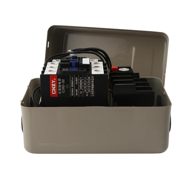 QCX5-12 按钮磁力启动器 7.5KW电机粉碎机风机起动开关过载保护器