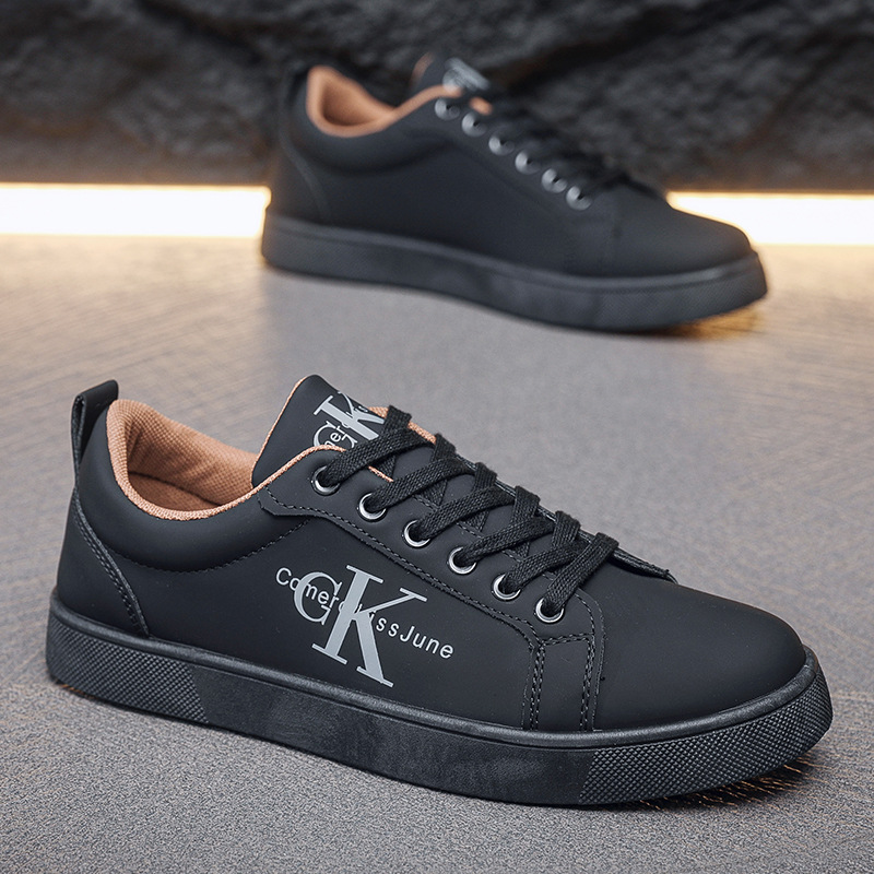 休闲运动男士CL红底潮牌百搭透气板鞋加绒休闲鞋时尚潮流运动鞋韩