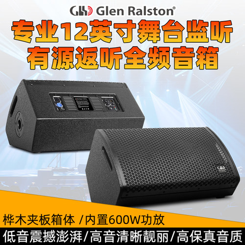 有源12寸返听全频音箱大功率