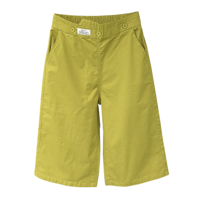 高腰宽松阔腿七分中裤