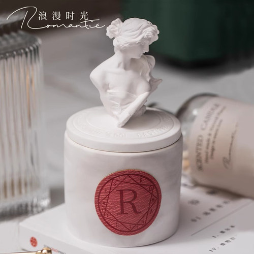 精油石膏小众高级伴手礼香薰蜡烛