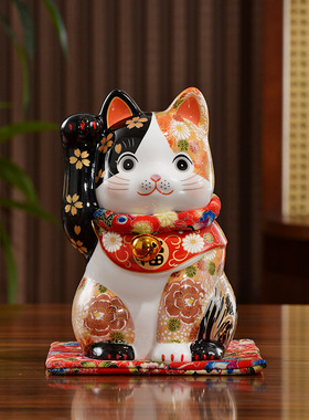 日式招财猫开业礼品装饰摆件店铺生意兴隆家具客厅摆件生日礼物