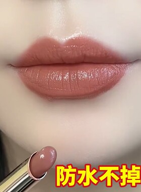 李佳琪大牌口红不掉色不沾杯持久防水滋润保湿豆沙色裸色官方正品