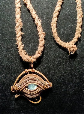 荷鲁斯之眼男女通用古法铜工艺