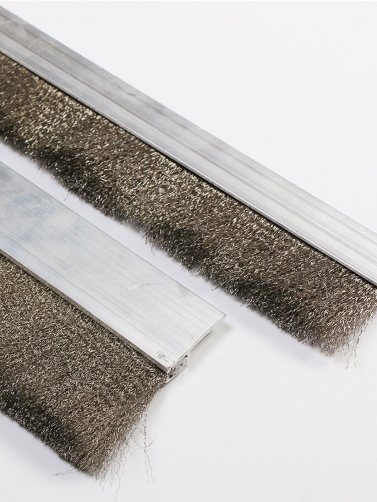 不锈钢丝刷筛网钢丝条刷工业铁丝扫把筛沙机清理硬毛金属长条毛刷