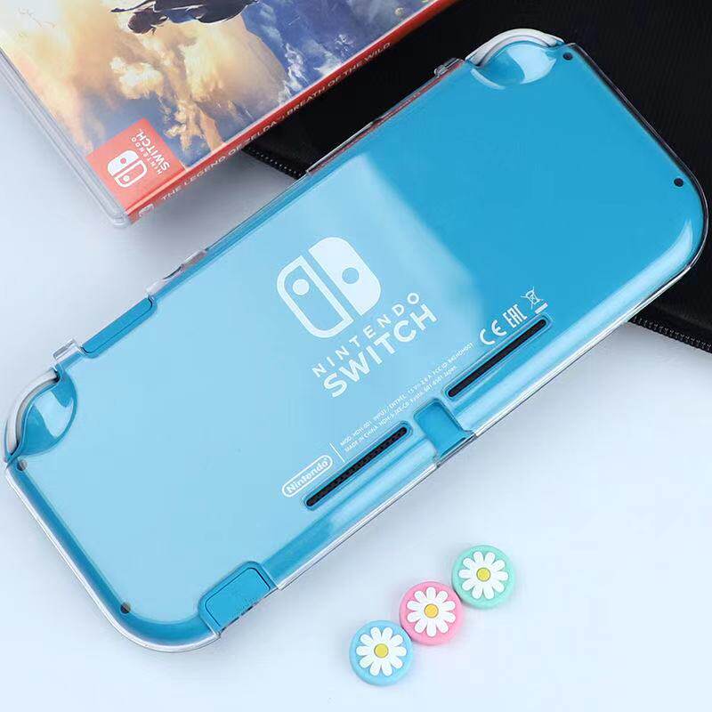 switch lite 任天堂 游戏配件翻盖套ns保护壳透明pc一体水晶壳款