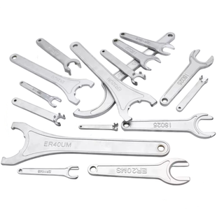 ISO20扳手 精雕机铸铁加硬ISO25 ER11MS 16MS 20MS雕刻机刀柄扳手