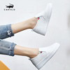 crocodile genuine leather White shoes 2021 Spring new pattern The increase in Lok Fu shoes The thickness of the bottom Versatile A pedal Doug shoes