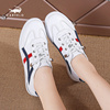 crocodile White shoes summer 2021 new pattern soft sole Soft surface comfortable Women's Shoes genuine leather Flat bottom A pedal Lazy man