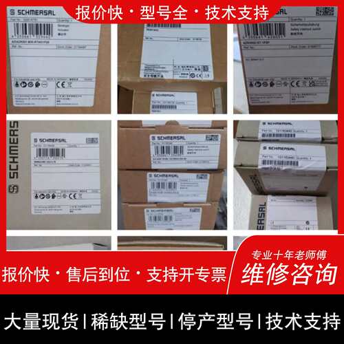 议价 维修Schmersal施迈赛 101163440 安全继电器 SRB201ZH 24VDC